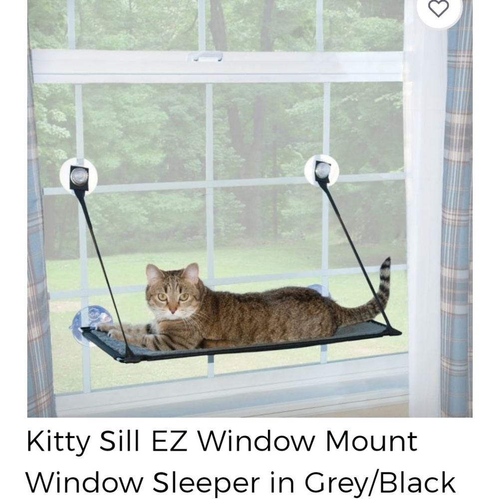 Cat window perch, barely used.
